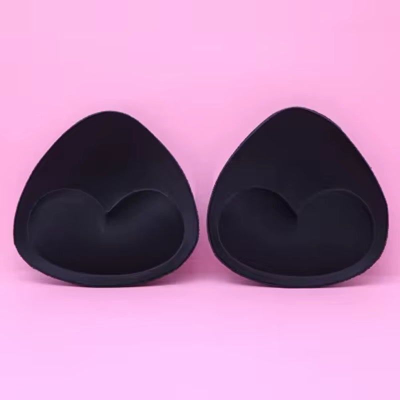 6Pcs 3Pair Sexy Women'S Bra Pads Insert Removable Padding Brassiere Breast Enhancer Sopnge Push up Cups for Swimsuits Bikini