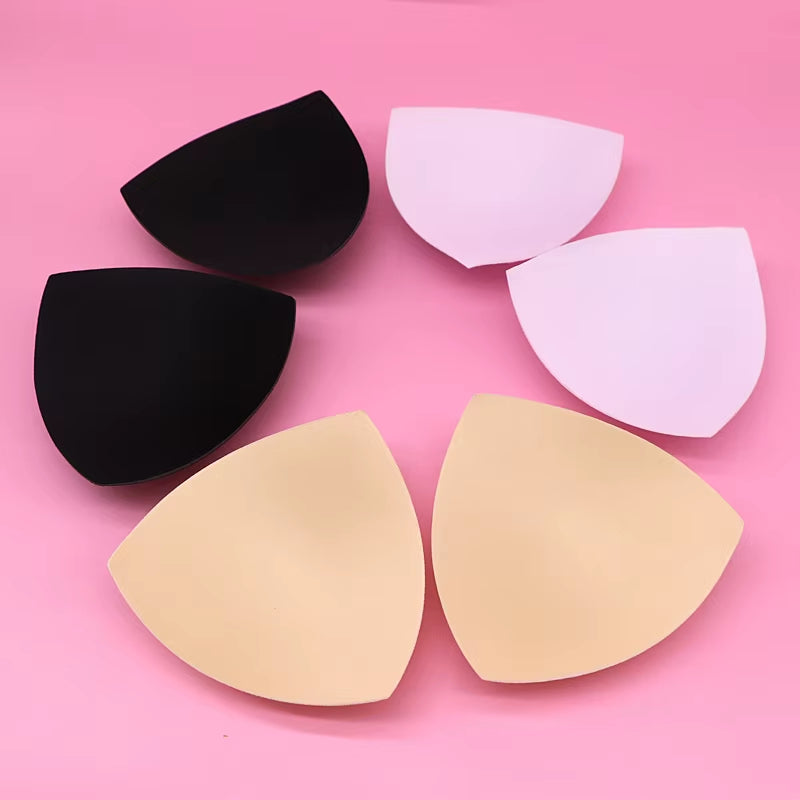 6Pcs 3Pair Sexy Women'S Bra Pads Insert Removable Padding Brassiere Breast Enhancer Sopnge Push up Cups for Swimsuits Bikini