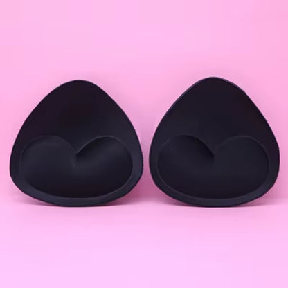 6Pcs 3Pair Sexy Women'S Bra Pads Insert Removable Padding Brassiere Breast Enhancer Sopnge Push up Cups for Swimsuits Bikini