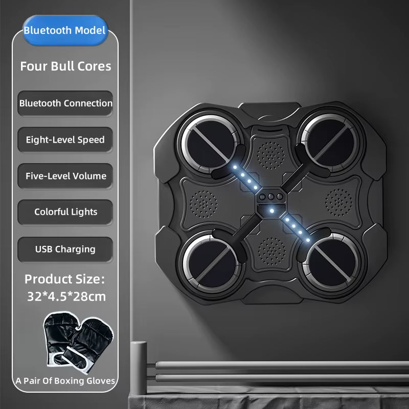 Smart Music Boxing Machine Home Wall Target Children'S Strike Reaction Indoor Electronic Target Sanda Training Device