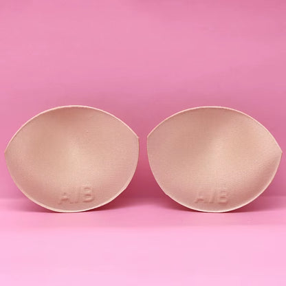 6Pcs 3Pair Sexy Women'S Bra Pads Insert Removable Padding Brassiere Breast Enhancer Sopnge Push up Cups for Swimsuits Bikini