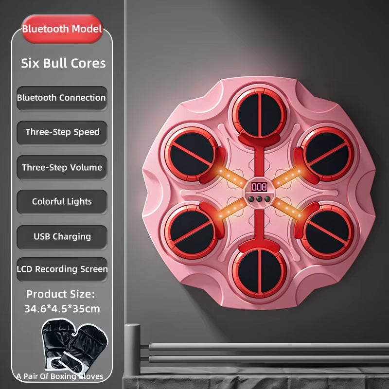 Smart Music Boxing Machine Home Wall Target Children'S Strike Reaction Indoor Electronic Target Sanda Training Device