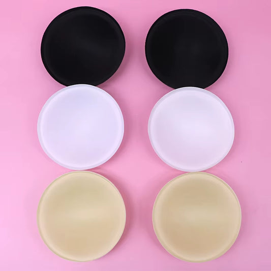 6Pcs 3Pair Sexy Women'S Bra Pads Insert Removable Padding Brassiere Breast Enhancer Sopnge Push up Cups for Swimsuits Bikini